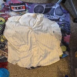 WoMen's White Striped Shirt